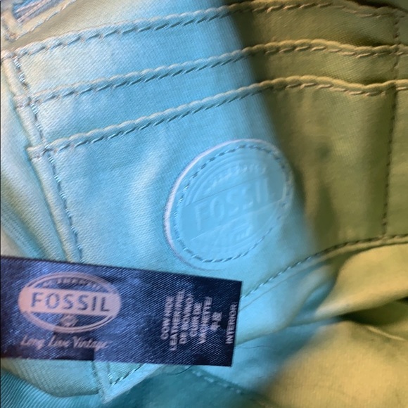 Fossil soft leather crossbody/shoulder bag zipped - Picture 10 of 14